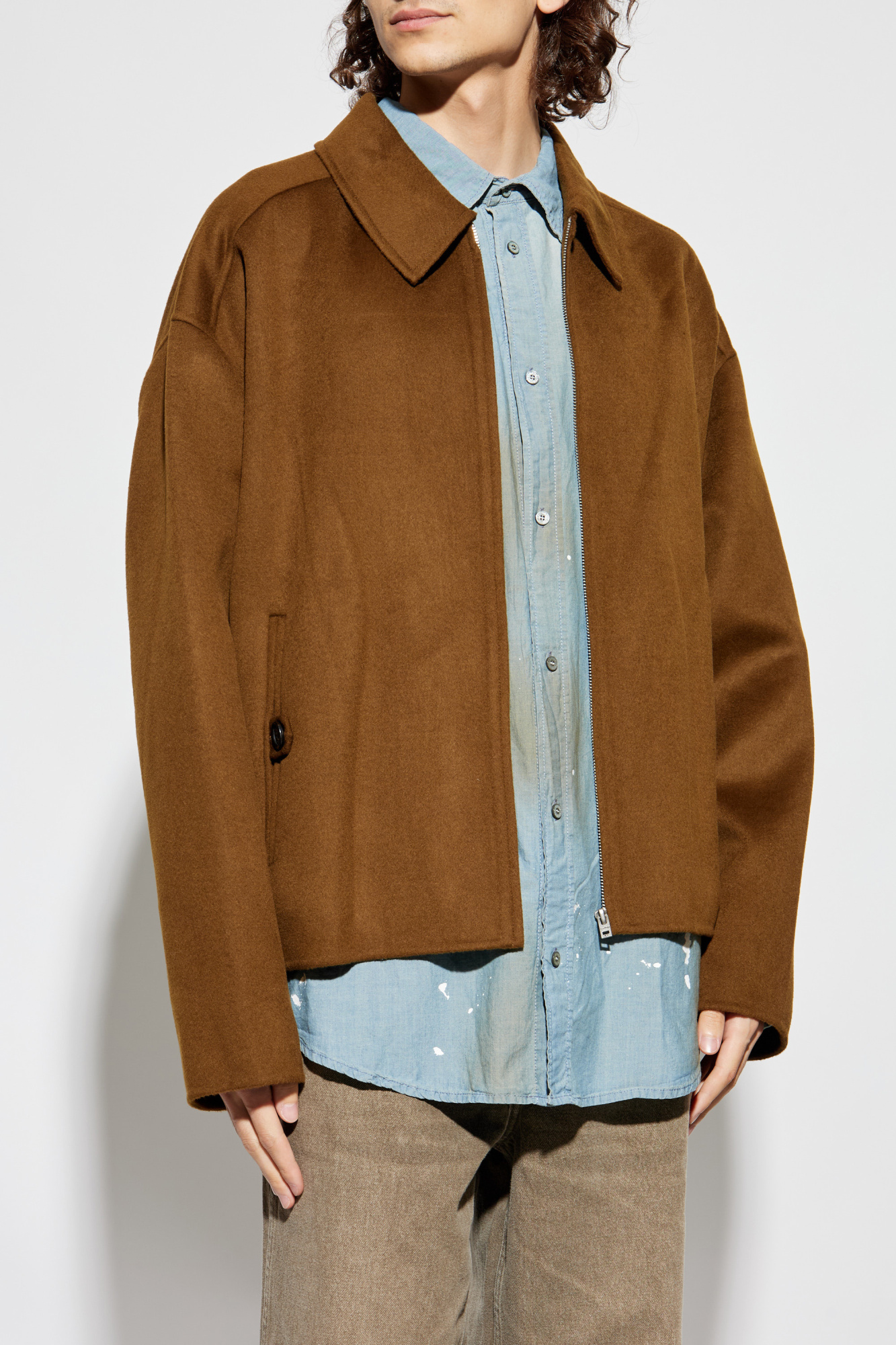 Acne Studios Wool jacket with collar | Men's | Vitkac